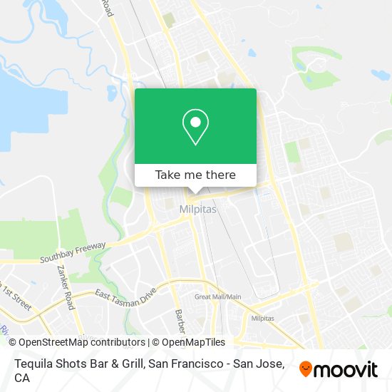 Tequila Shots Bar & Grill map