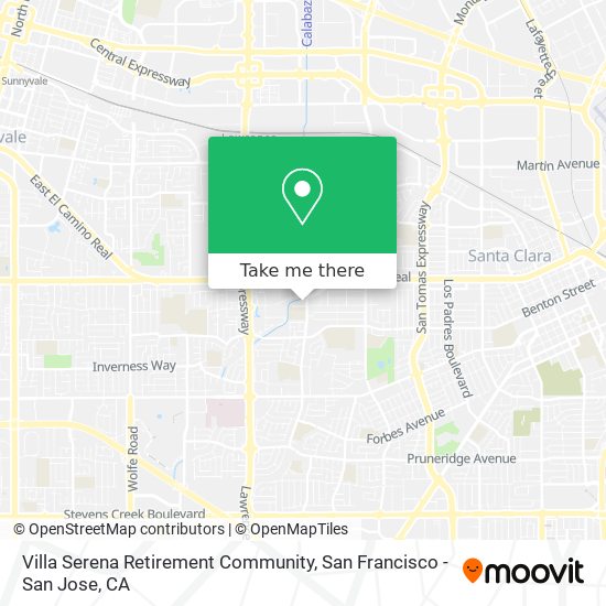 Villa Serena Retirement Community map