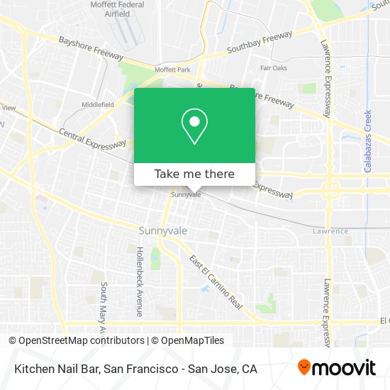 Mapa de Kitchen Nail Bar