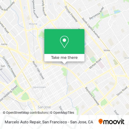 Mapa de Marcelo Auto Repair