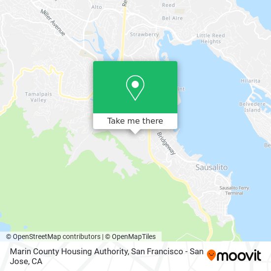 Marin County Housing Authority map