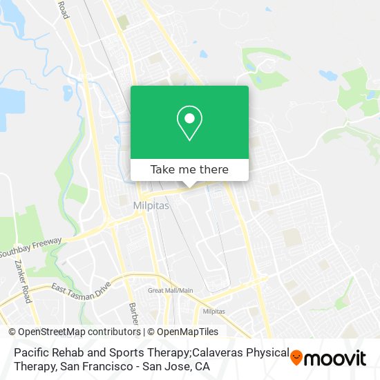 Pacific Rehab and Sports Therapy;Calaveras Physical Therapy map