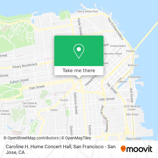 Caroline H. Hume Concert Hall map