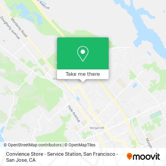 Convience Store - Service Station map