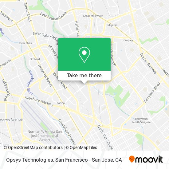 Mapa de Opsys Technologies