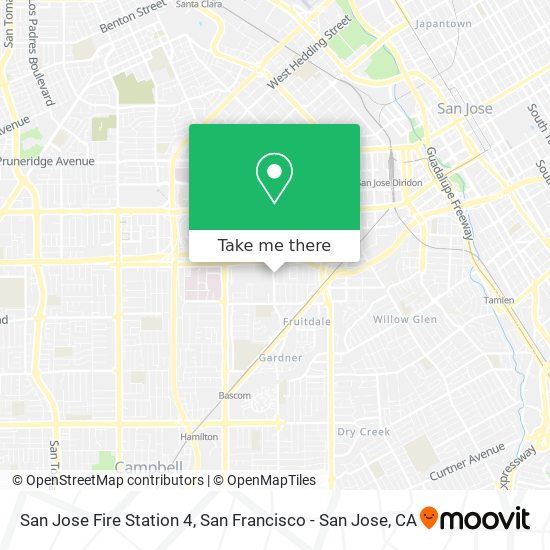 San Jose Fire Station 4 map