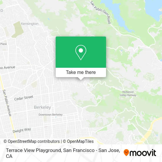 Mapa de Terrace View Playground