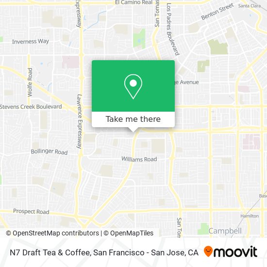 Mapa de N7 Draft Tea & Coffee