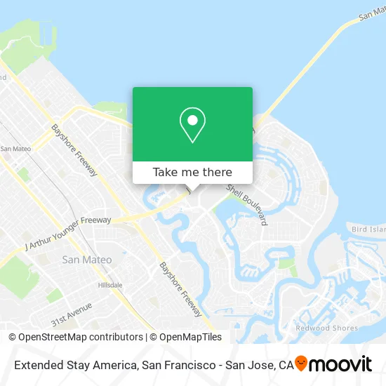 Extended Stay America map