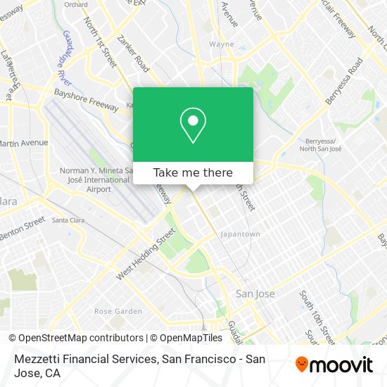 Mezzetti Financial Services map