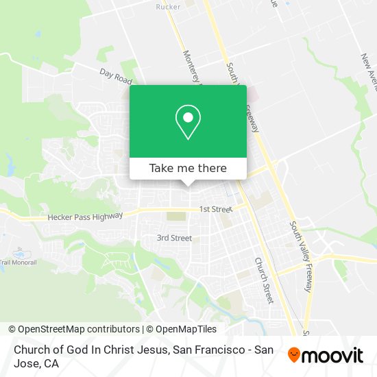 Mapa de Church of God In Christ Jesus