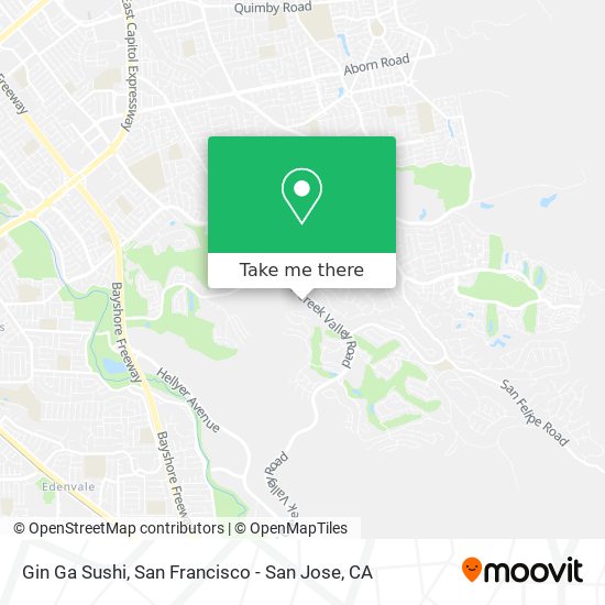 Gin Ga Sushi map