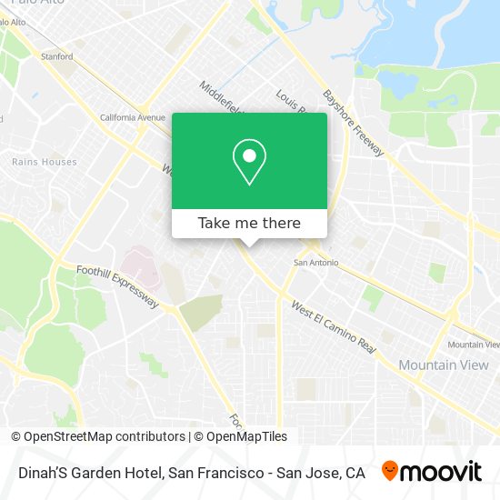 Mapa de Dinah’S Garden Hotel
