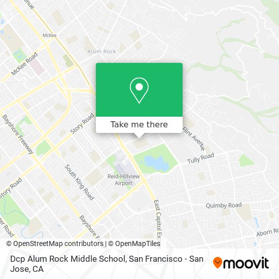 Dcp Alum Rock Middle School map