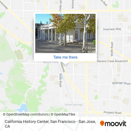 California History Center map