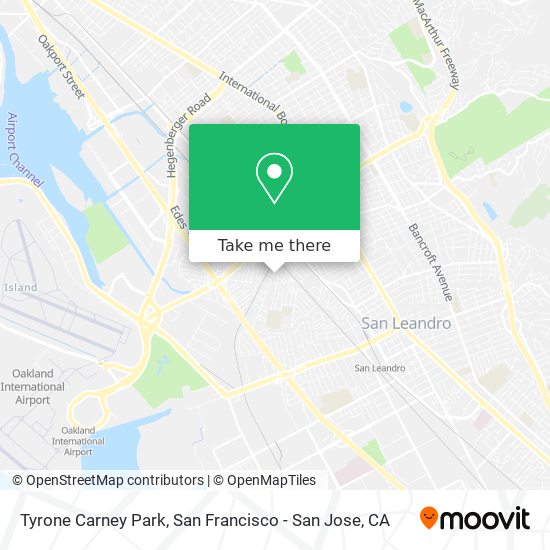Tyrone Carney Park map