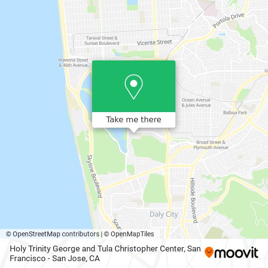 Holy Trinity George and Tula Christopher Center map
