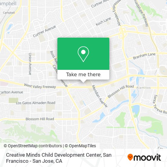 Mapa de Creative Minds Child Development Center