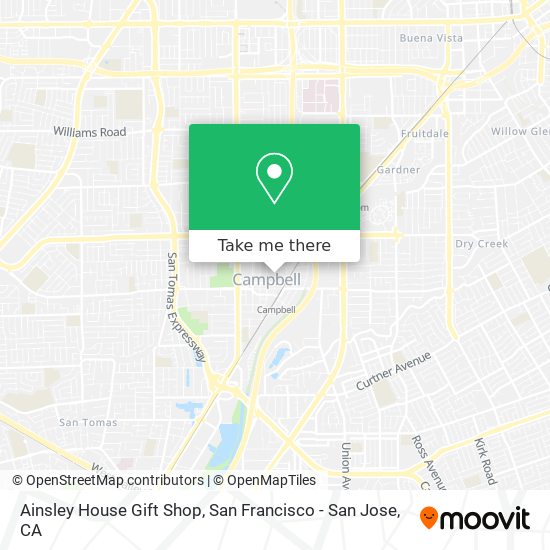 Mapa de Ainsley House Gift Shop