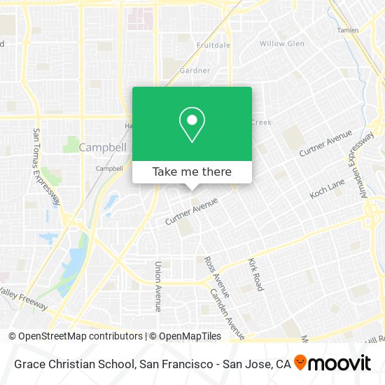 Grace Christian School map