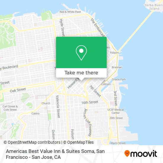 Americas Best Value Inn & Suites Soma map