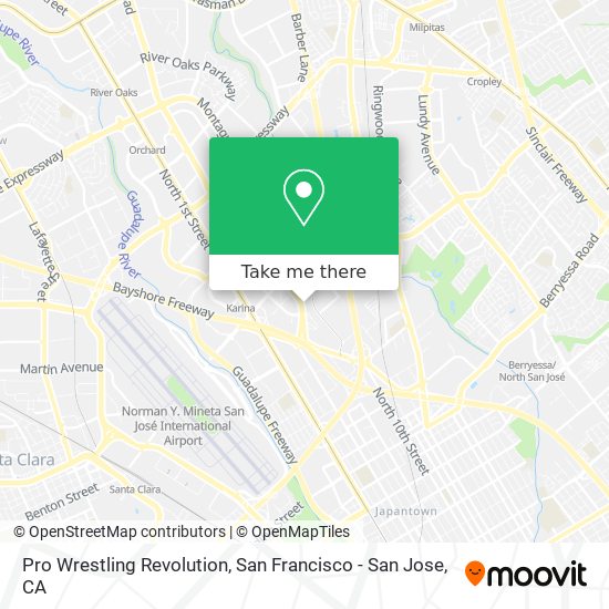 Mapa de Pro Wrestling Revolution