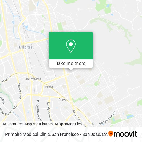 Primaire Medical Clinic map