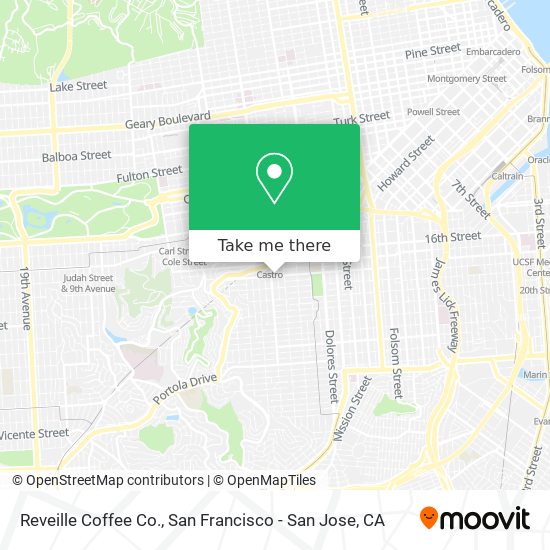 Mapa de Reveille Coffee Co.