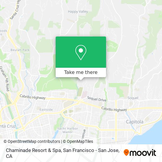 How to get to Chaminade Resort Spa in San Francisco San