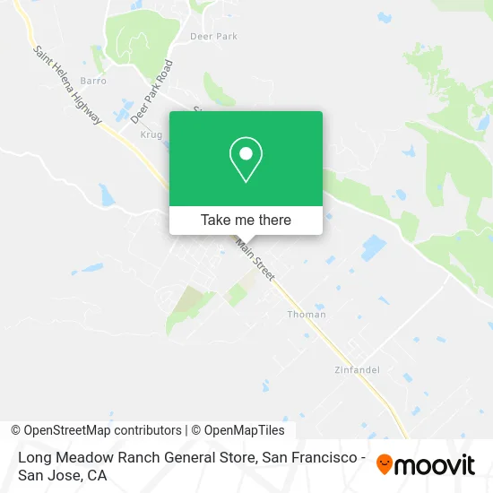 Long Meadow Ranch General Store map