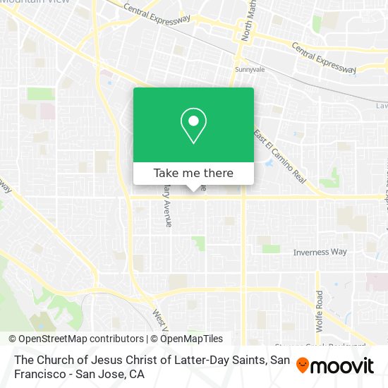 Mapa de The Church of Jesus Christ of Latter-Day Saints