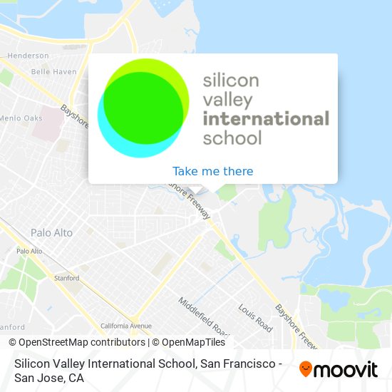 Silicon Valley International School map