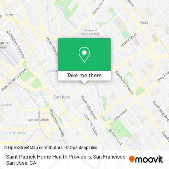 Mapa de Saint Patrick Home Health Providers