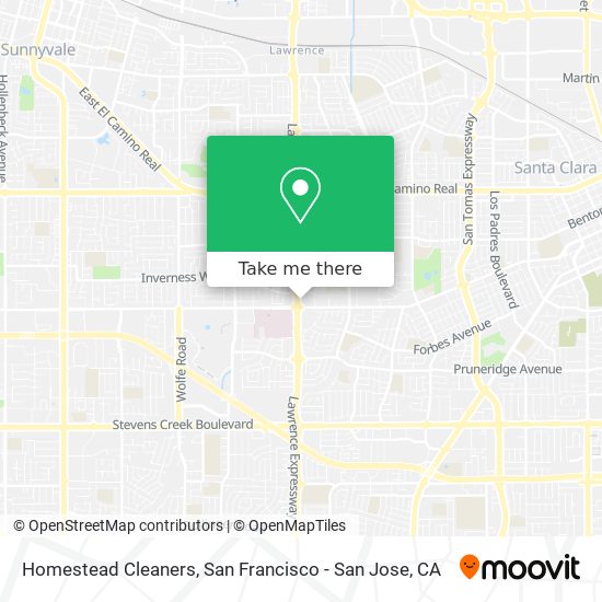 Homestead Cleaners map
