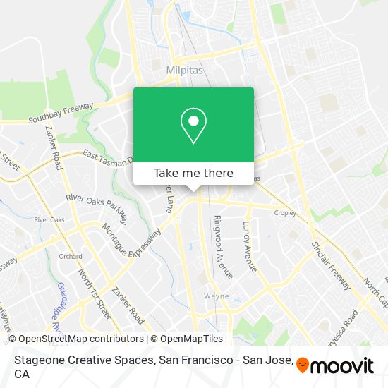 Stageone Creative Spaces map