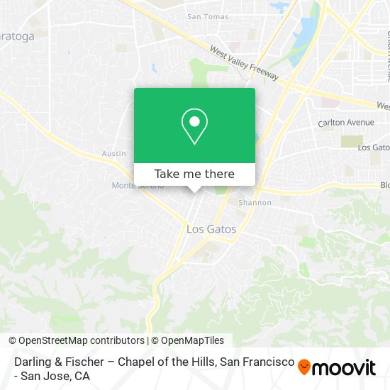 Mapa de Darling & Fischer – Chapel of the Hills