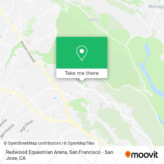 Mapa de Redwood Equestrian Arena