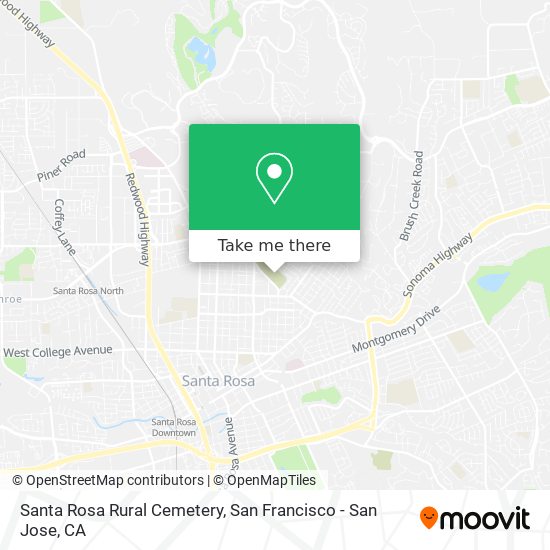 Mapa de Santa Rosa Rural Cemetery