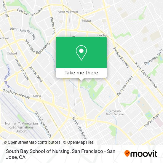 Mapa de South Bay School of Nursing