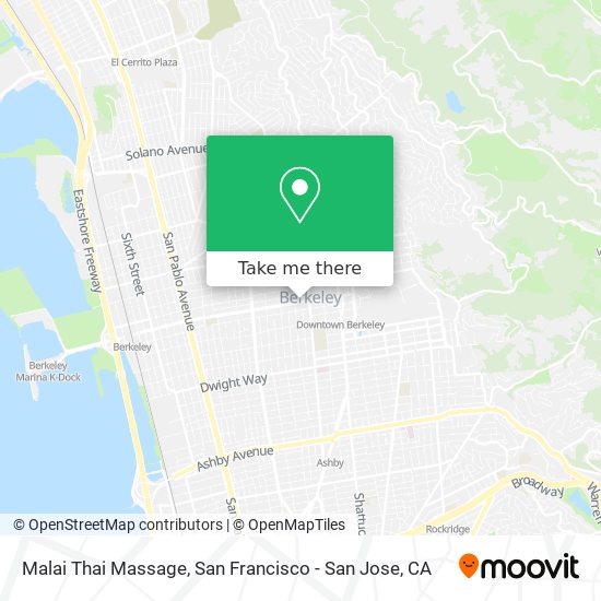 Malai Thai Massage map