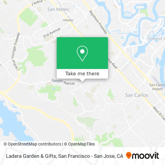 Ladera Garden & Gifts map