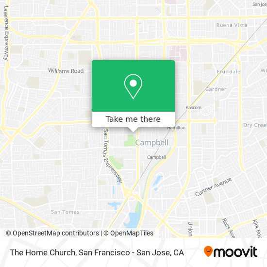 The Home Church map