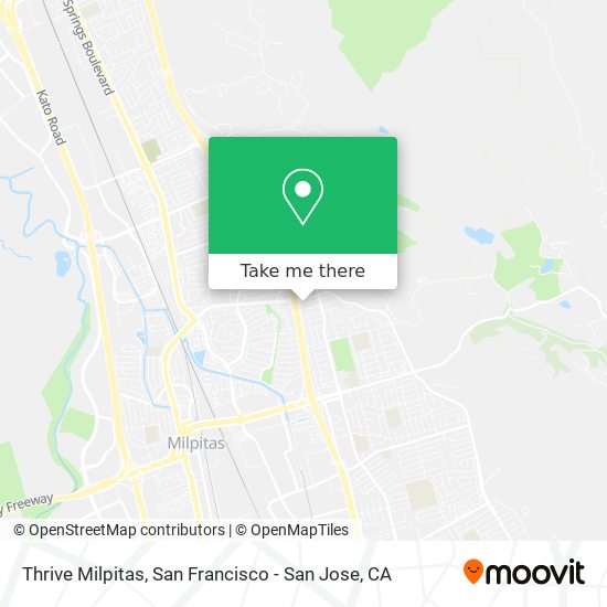 Thrive Milpitas map