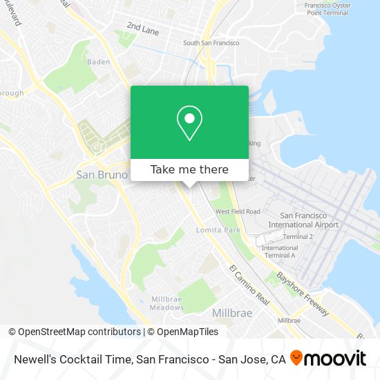 Newell's Cocktail Time map