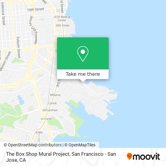 The Box Shop Mural Project map