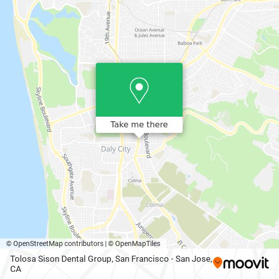 Mapa de Tolosa Sison Dental Group