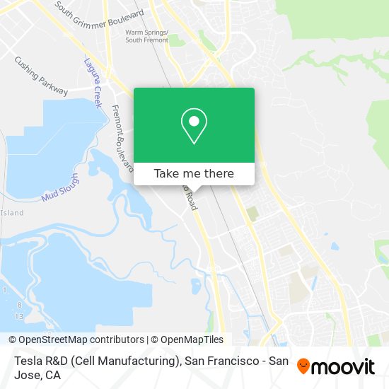Tesla R&D (Cell Manufacturing) map