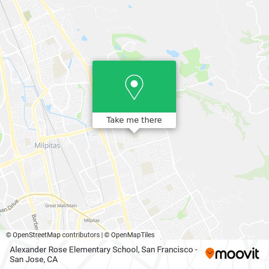 Alexander Rose Elementary School map