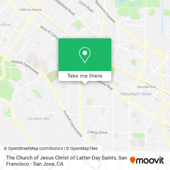 Mapa de The Church of Jesus Christ of Latter-Day Saints