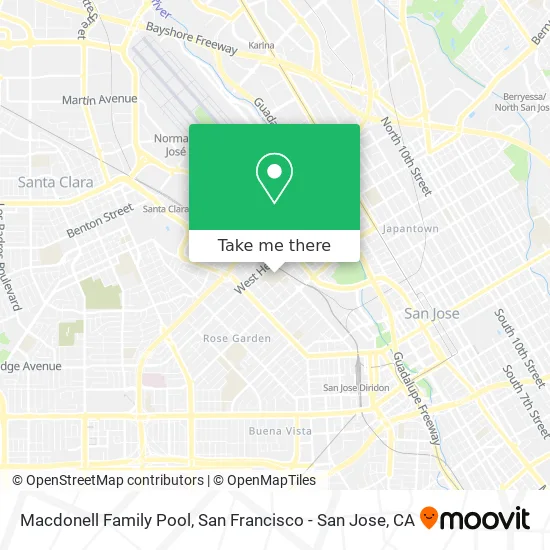 Macdonell Family Pool map